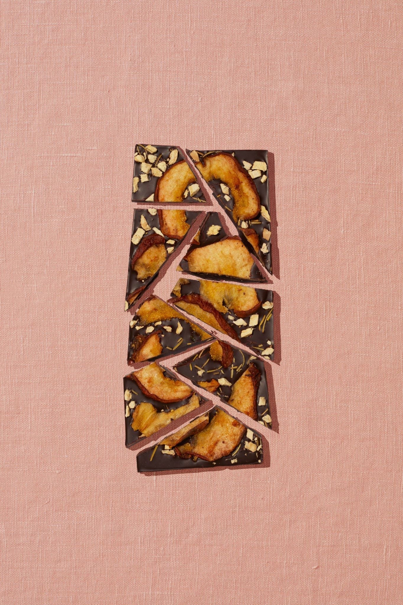 spring & mulberry / date-sweetened chocolate - pear, ginger, rosemary