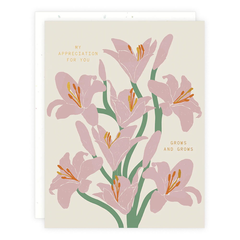 grows and grows card