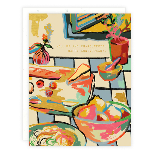 charcuterie anniversary card