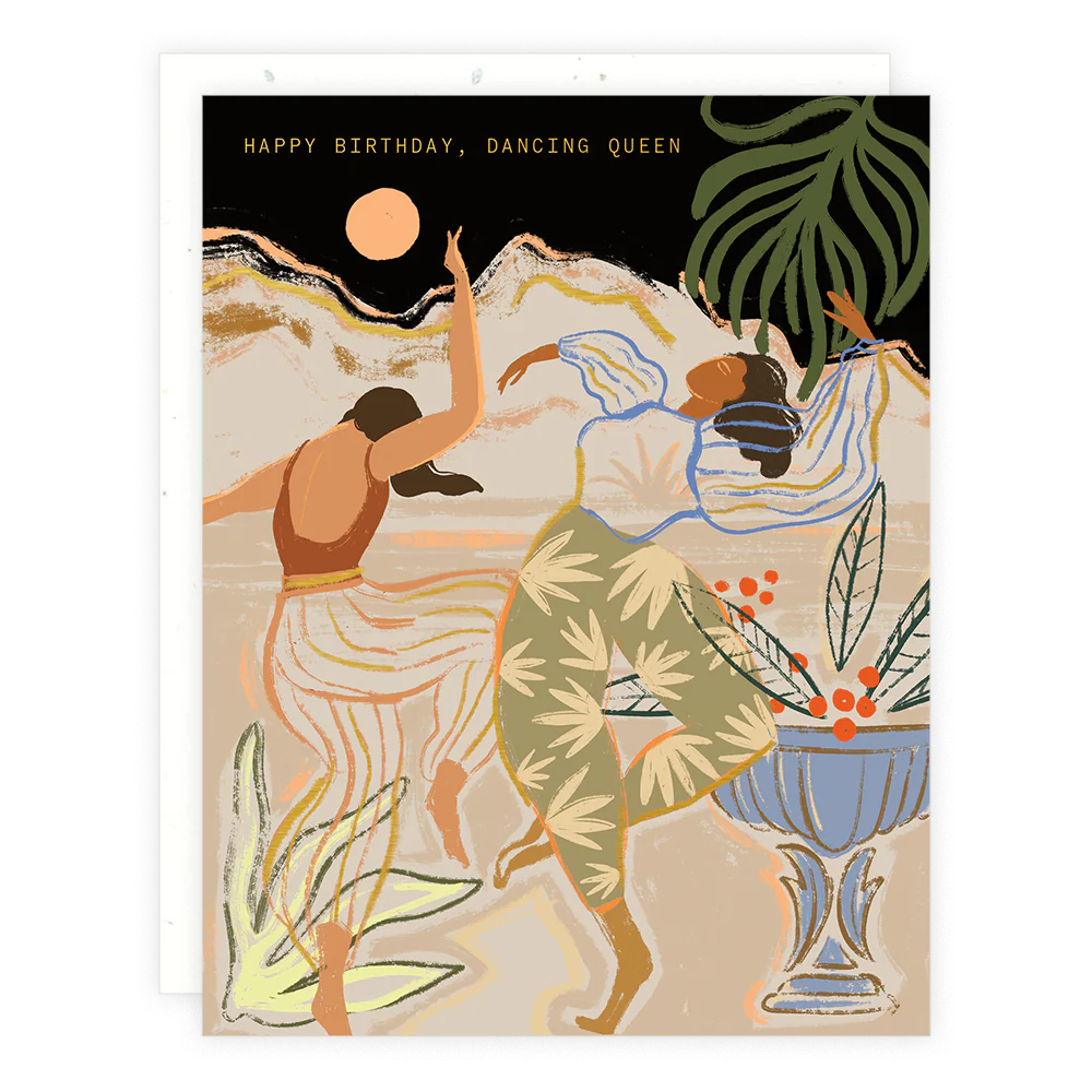 dancing queen birthday card