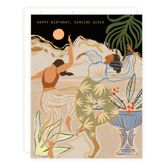 dancing queen birthday card