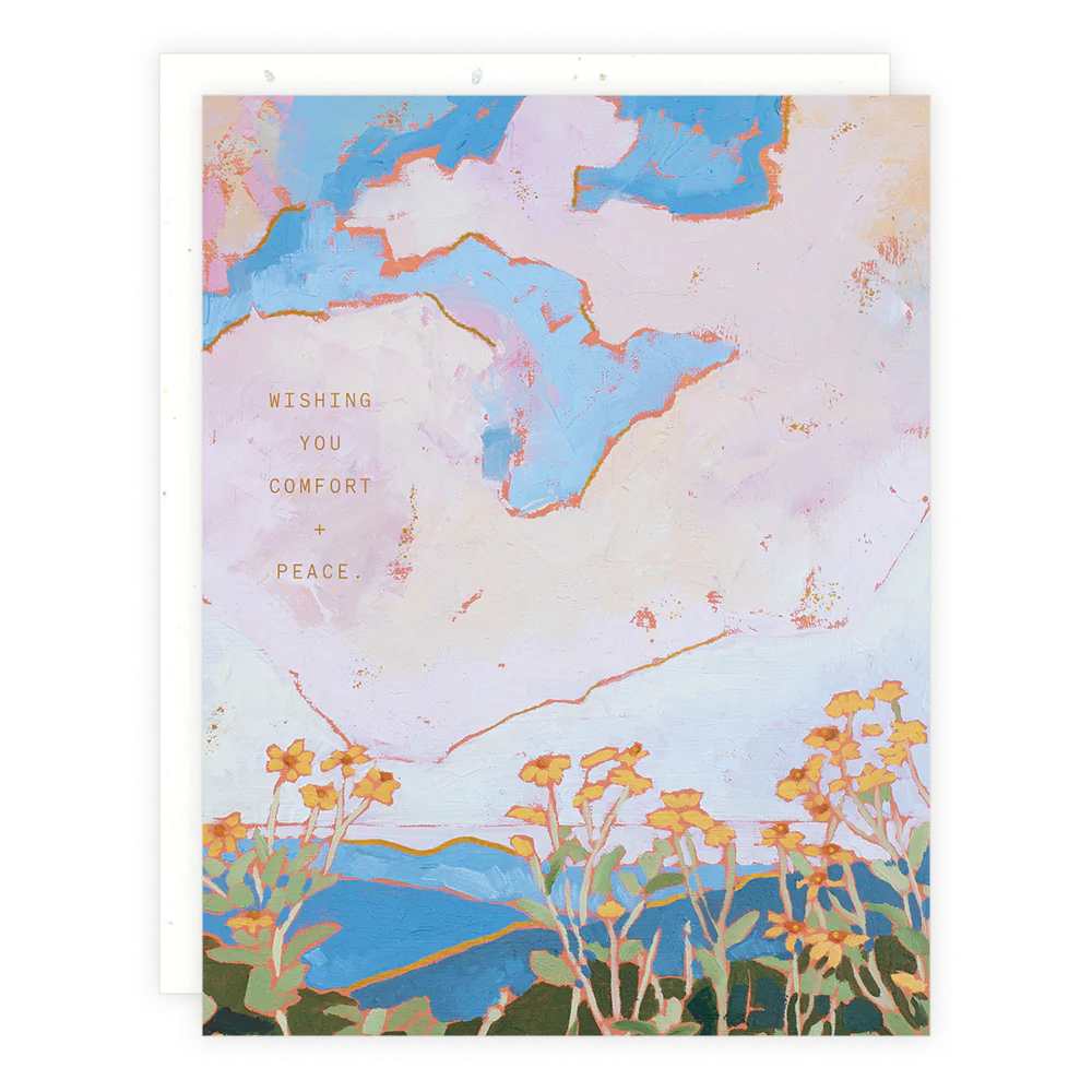 comfort + peace card