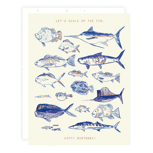 scale up the fun birthday card