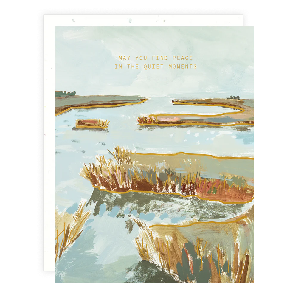 quiet moments card