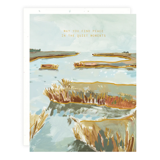 quiet moments card