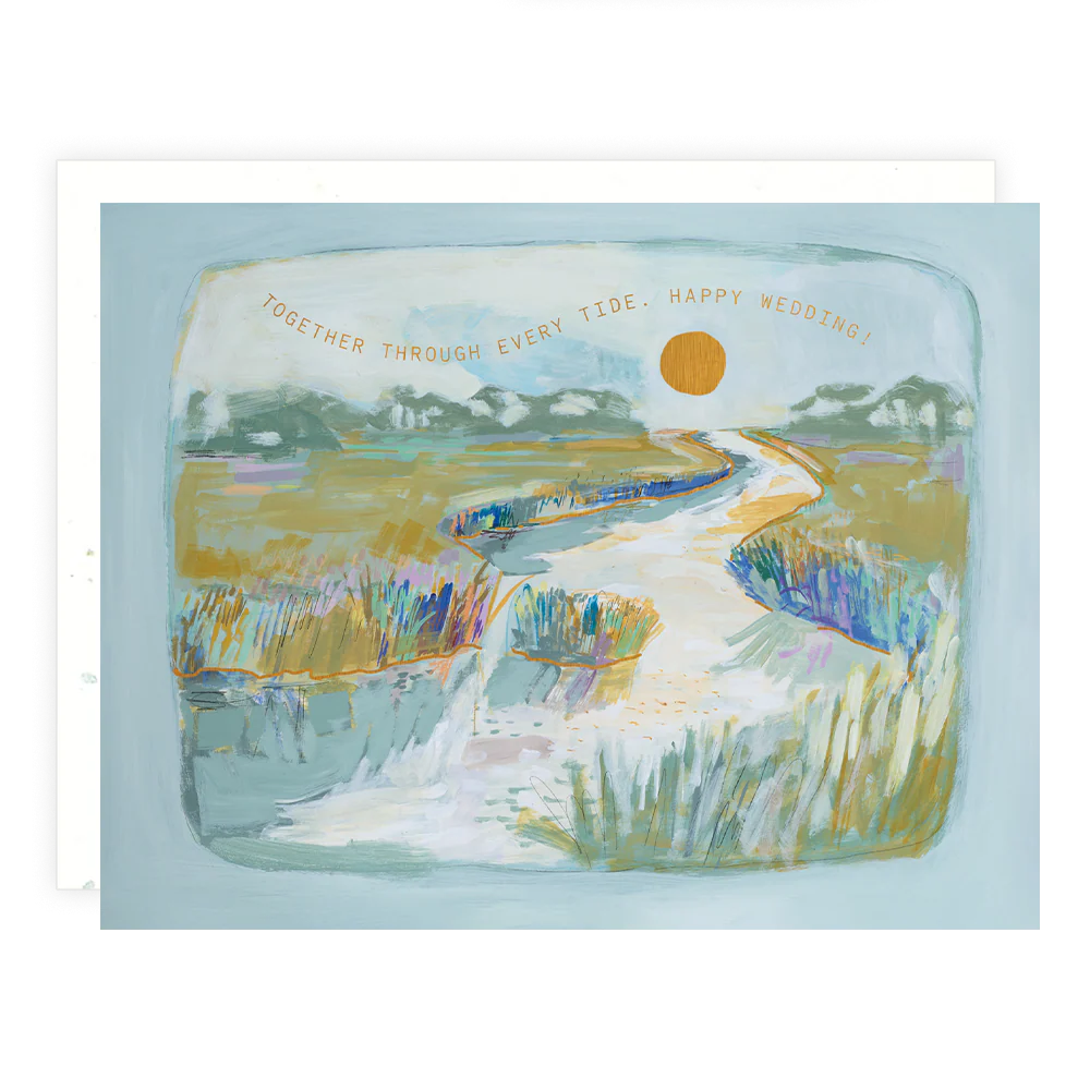 every tide wedding card