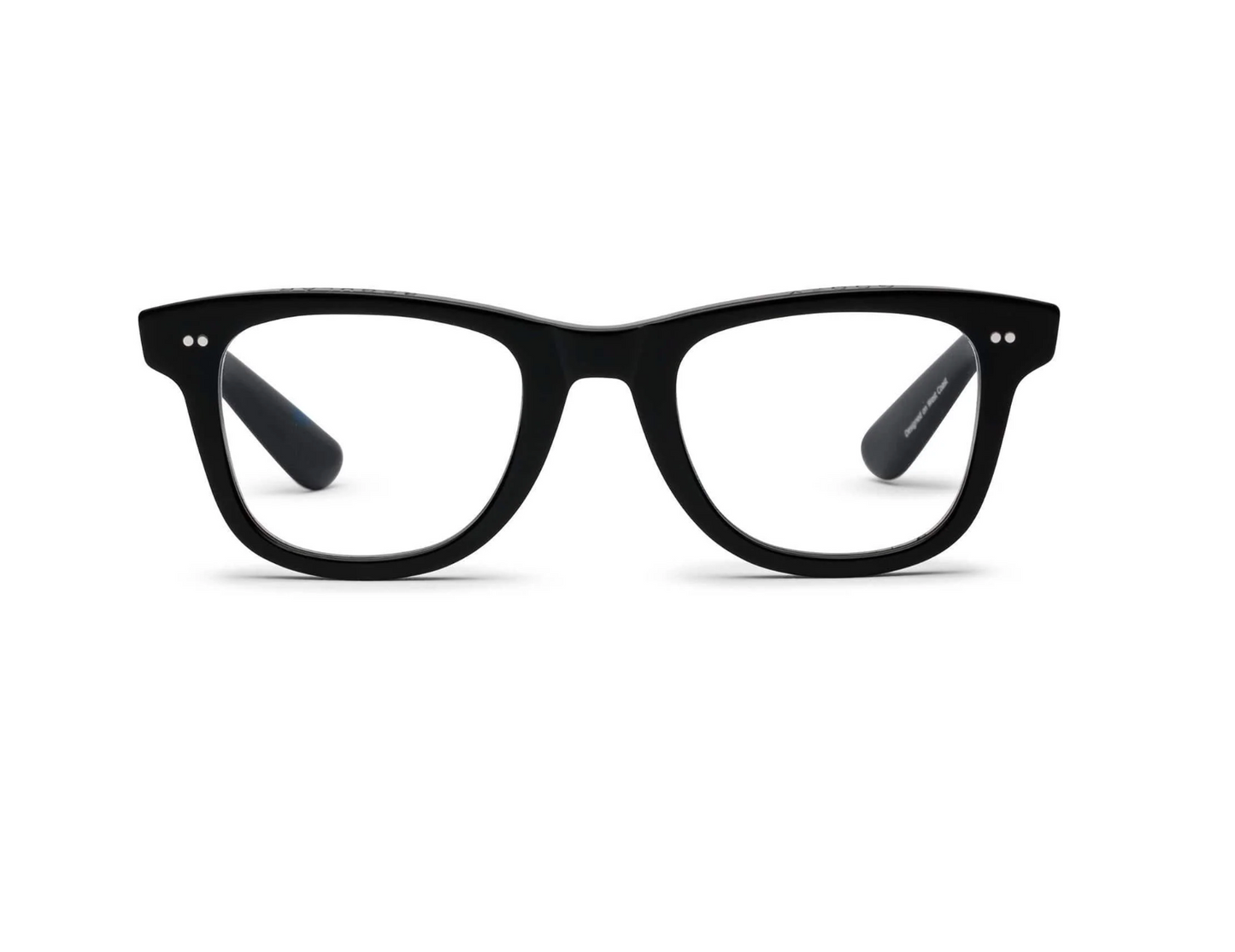 CADDIS / porgy backstage readers - black gloss
