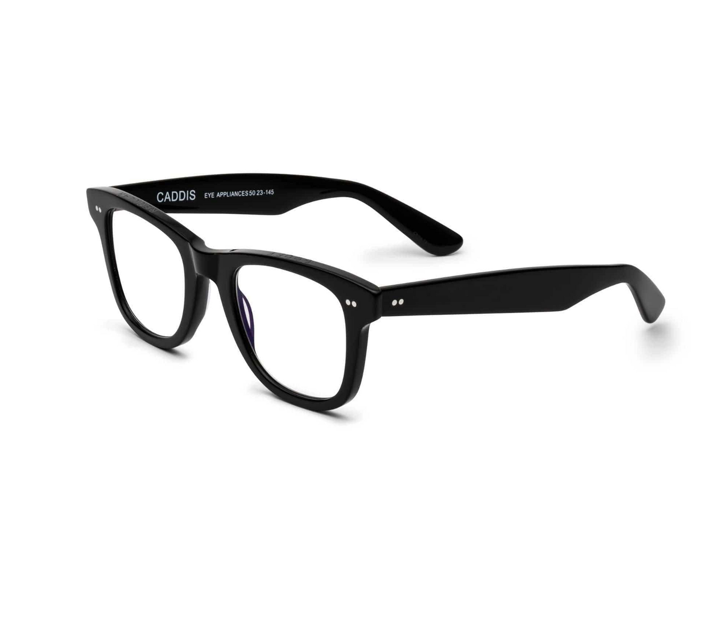 CADDIS / porgy backstage readers - black gloss
