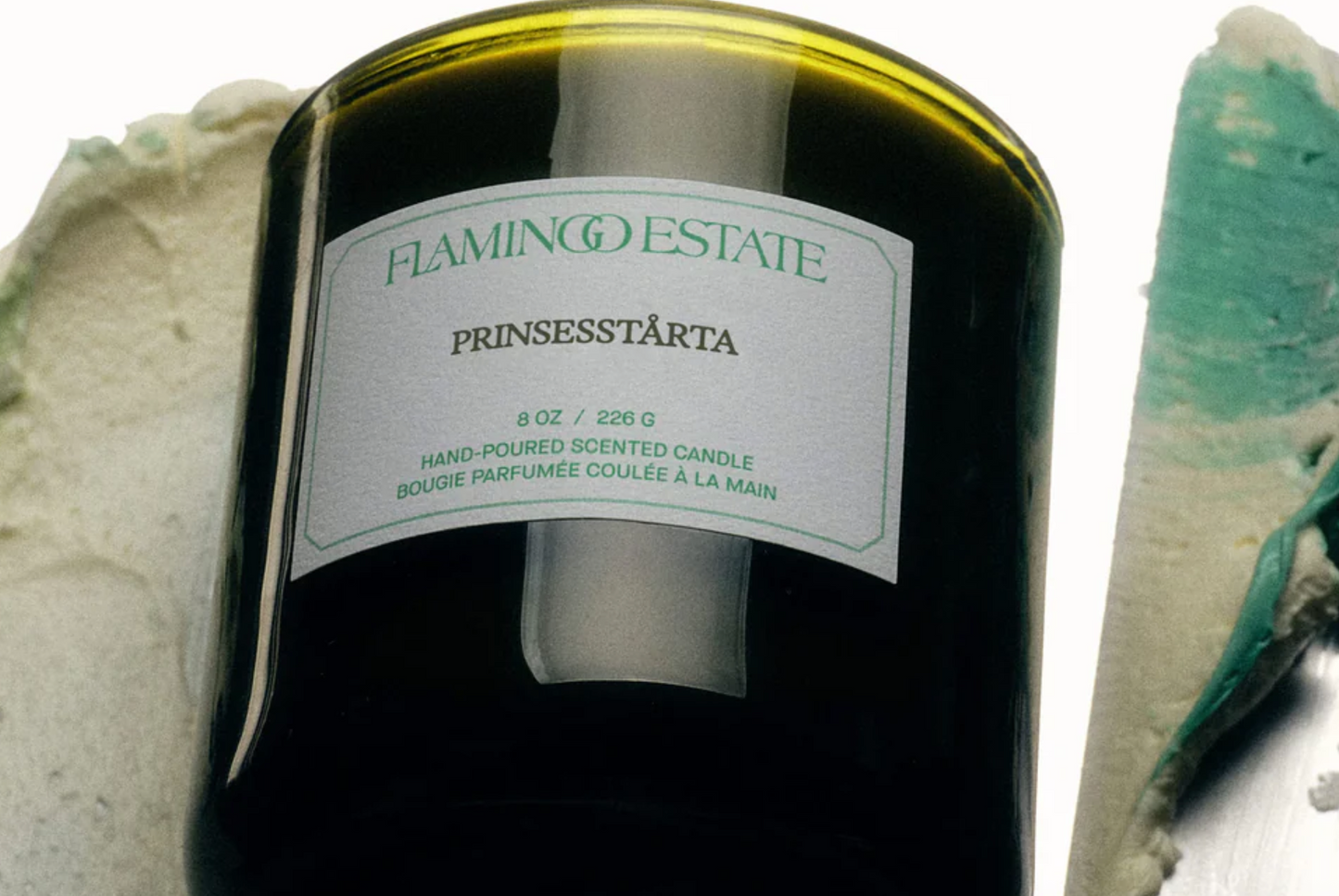 flamingo estate / prinsesstårta candle