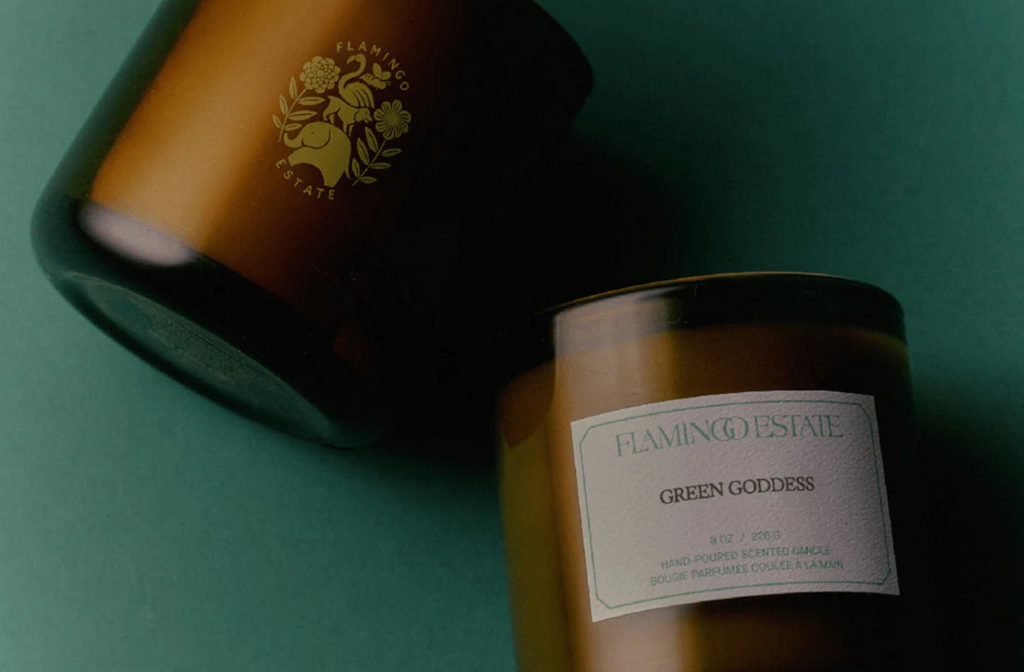 flamingo estate / green goddess candle