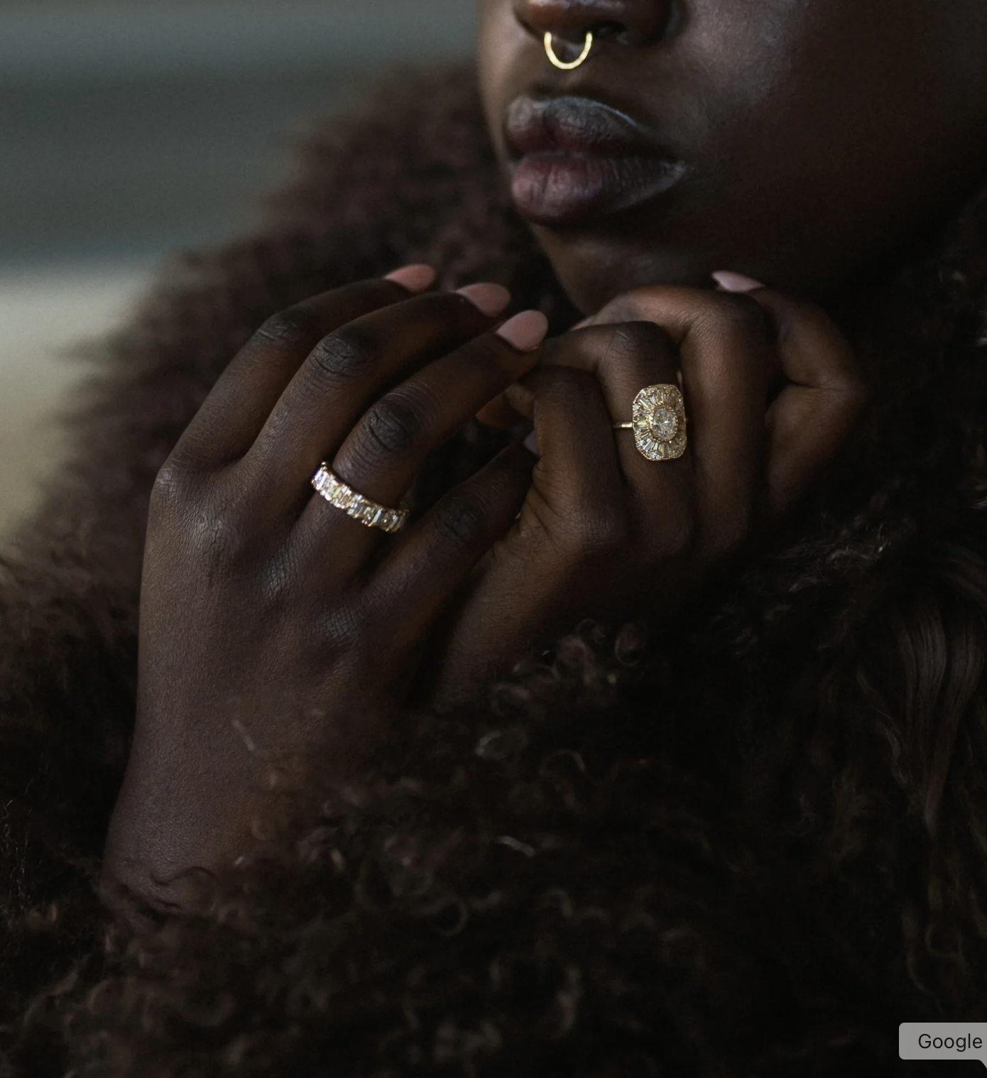 legacy cocktail ring - natural white diamond