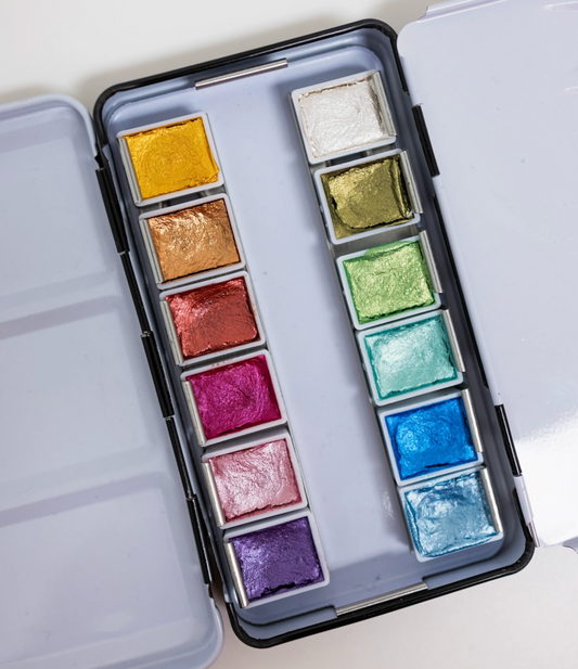 bailey rae studio / travel mini watercolor paint palette