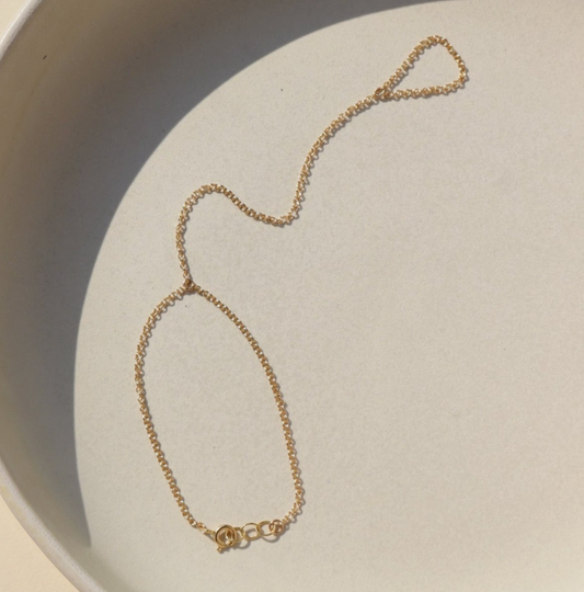 gemini hand chain bracelet