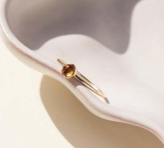 citrine ring