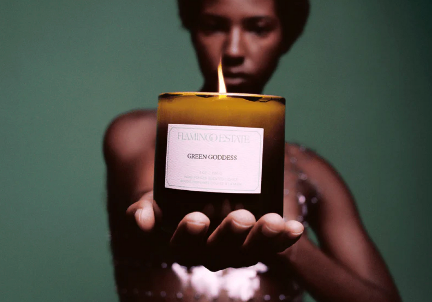 flamingo estate / candle - green goddess