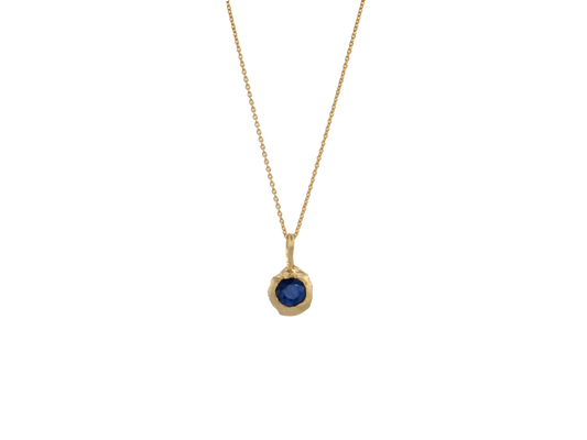 terra pendant - blue sapphire