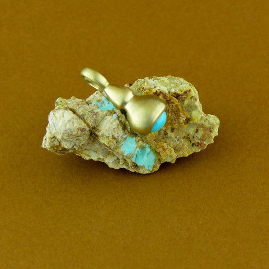 pendulum charm no.5 - turquoise