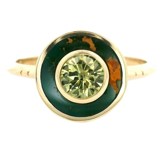 cerclen ring - turquoise + montana sapphire