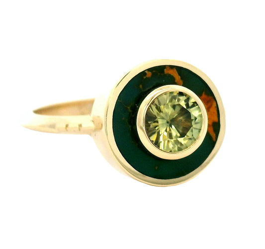 cerclen ring - turquoise + montana sapphire