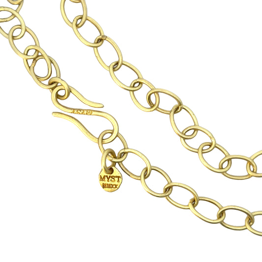 hand woven chain necklace