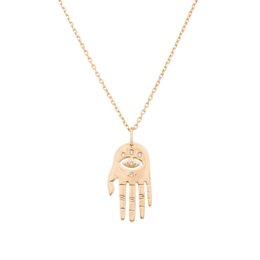 dharma's hand necklace - small