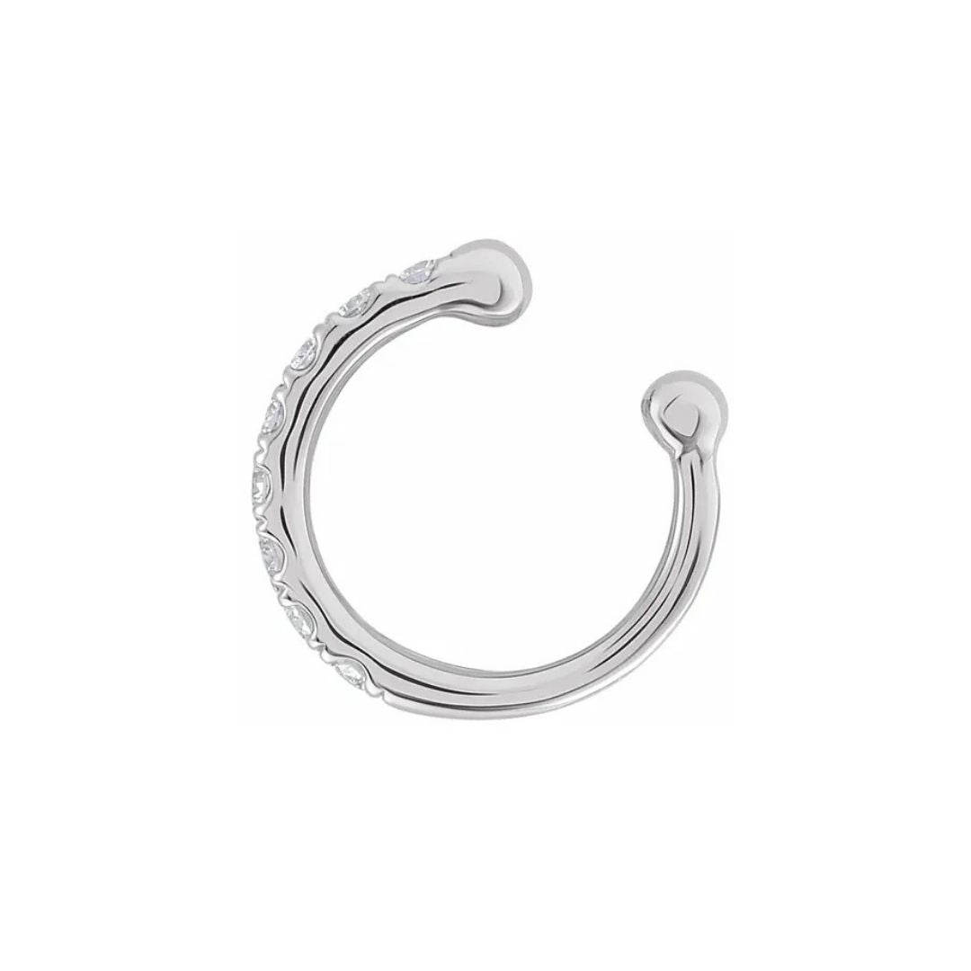 diamond ear cuff - grown diamond