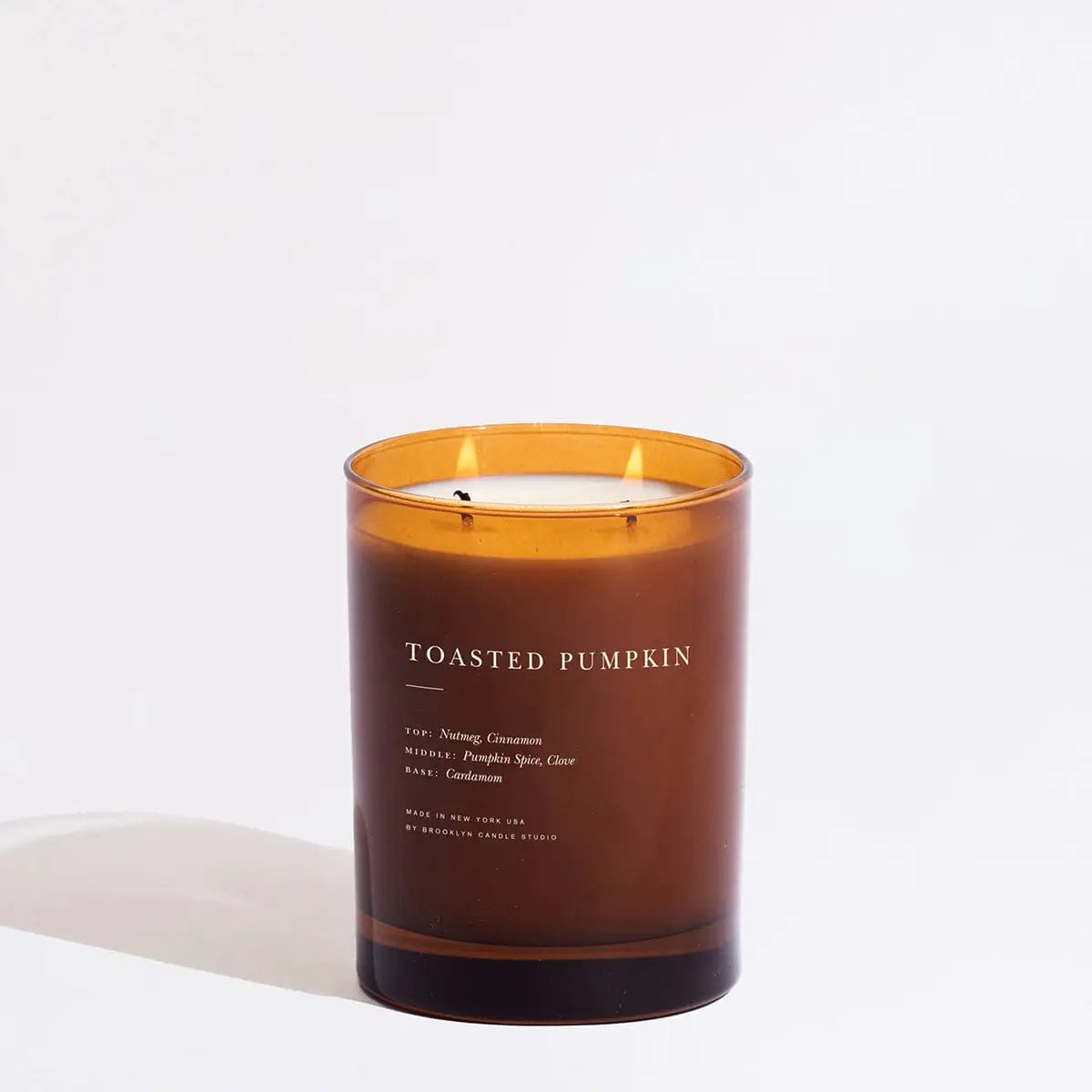 brooklyn candle studio / seasonal double wick candle - toasted pumpkin