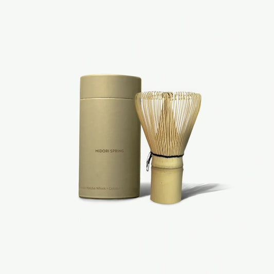 handmade aged bamboo chasen (matcha whisk)