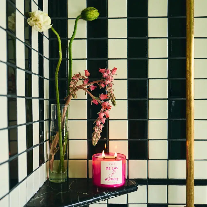 roen / candle - de las flores