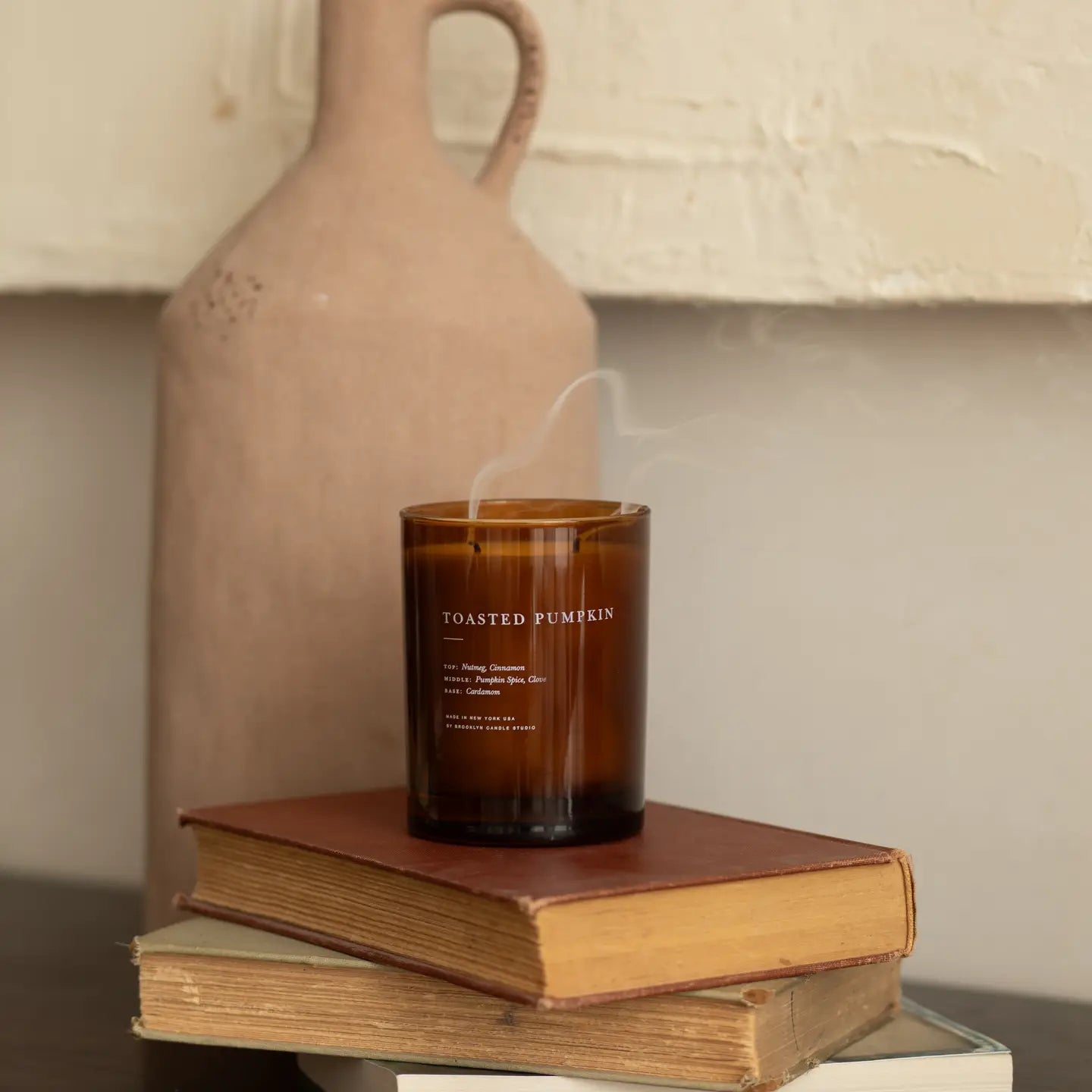 brooklyn candle studio / seasonal double wick candle - toasted pumpkin