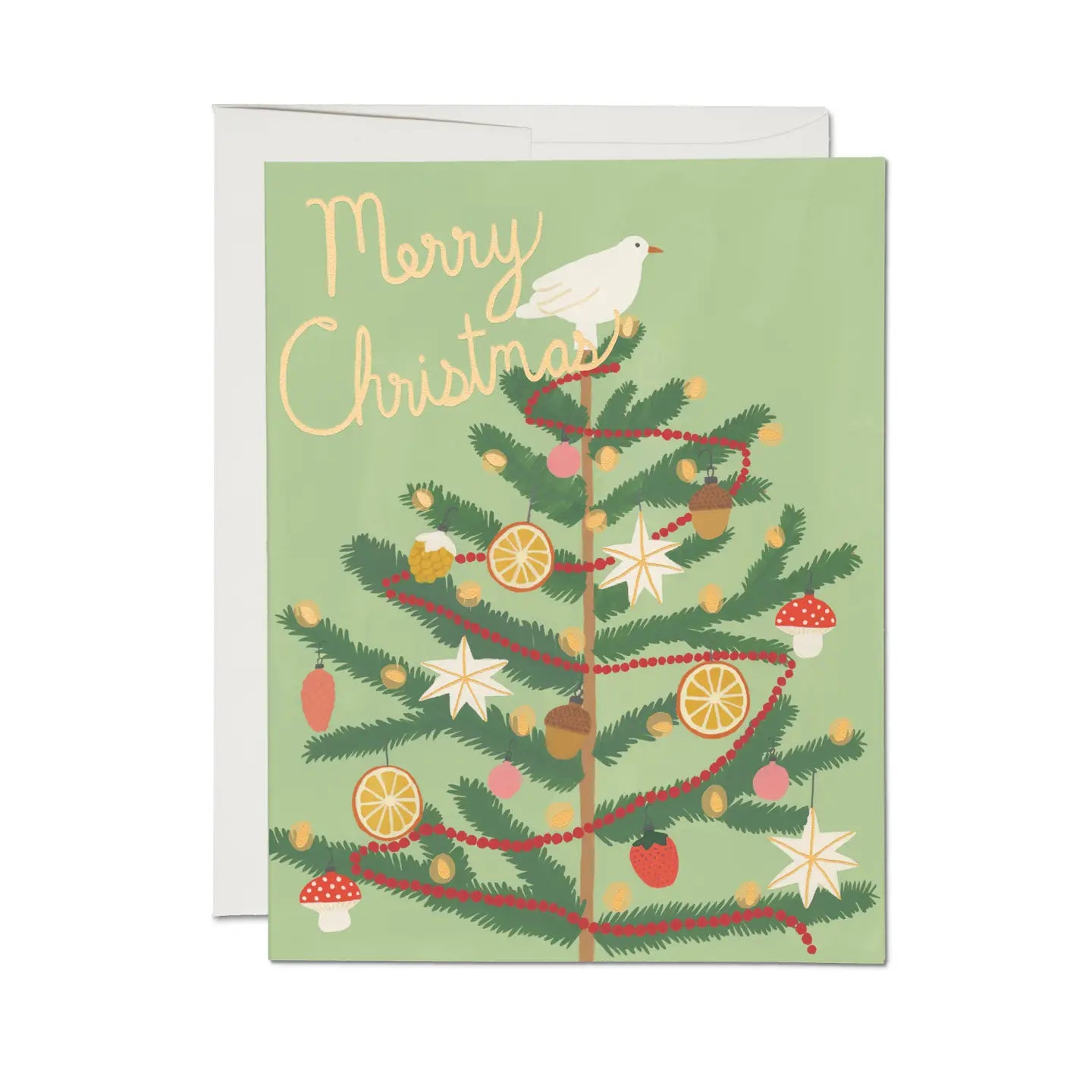 christmas spice tree holiday greeting card