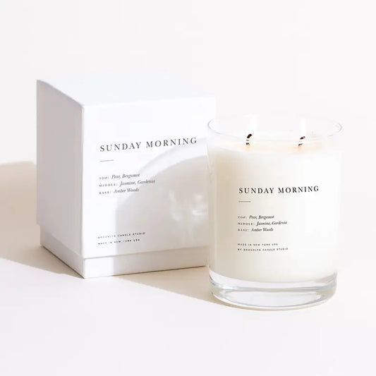 brooklyn candle studio / classic double wick candle - sunday morning