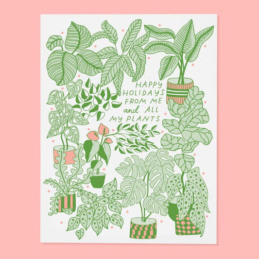 plant holiday card
