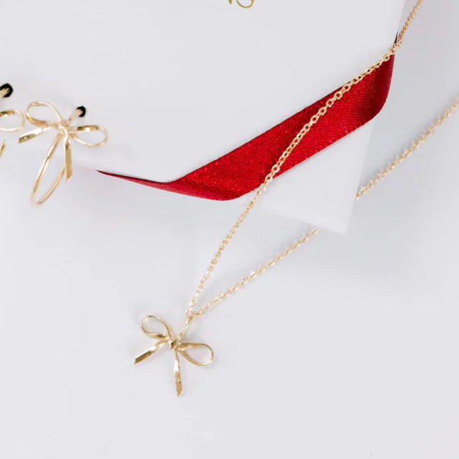 bow pendant charm