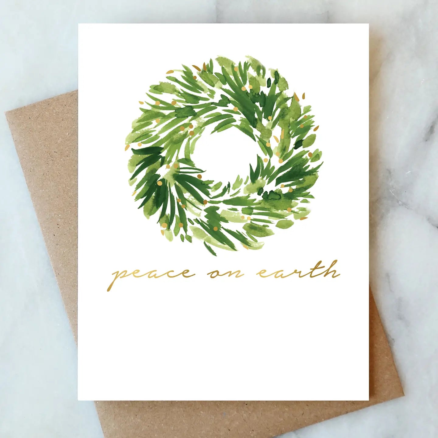 peace on earth holiday greeting card