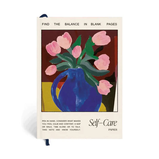 papier / guided wellness journal - tulip vase