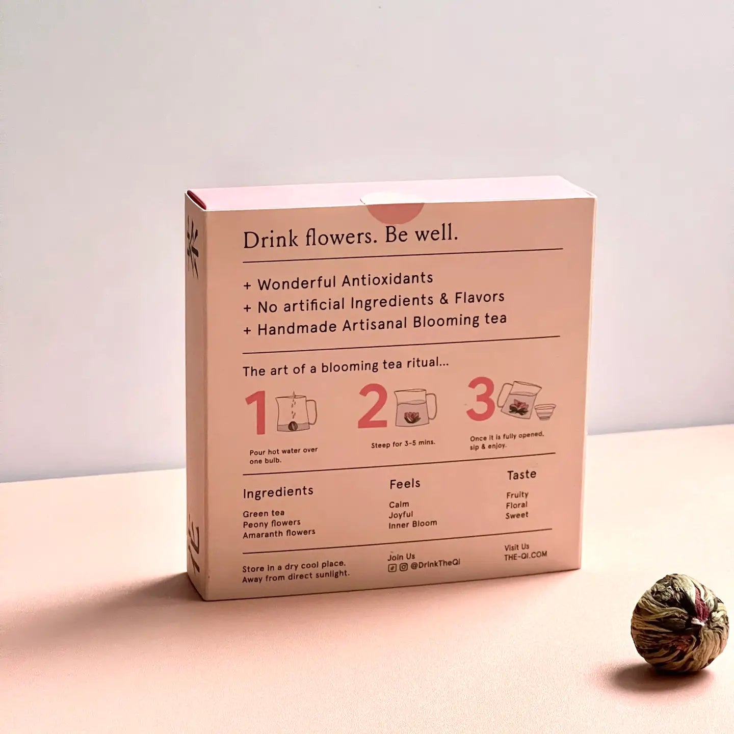 blooming tea - peony