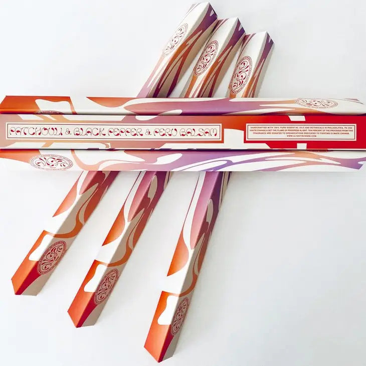 alight incense / patchouli + black pepper + peru balsam