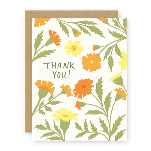 marigold thank you card