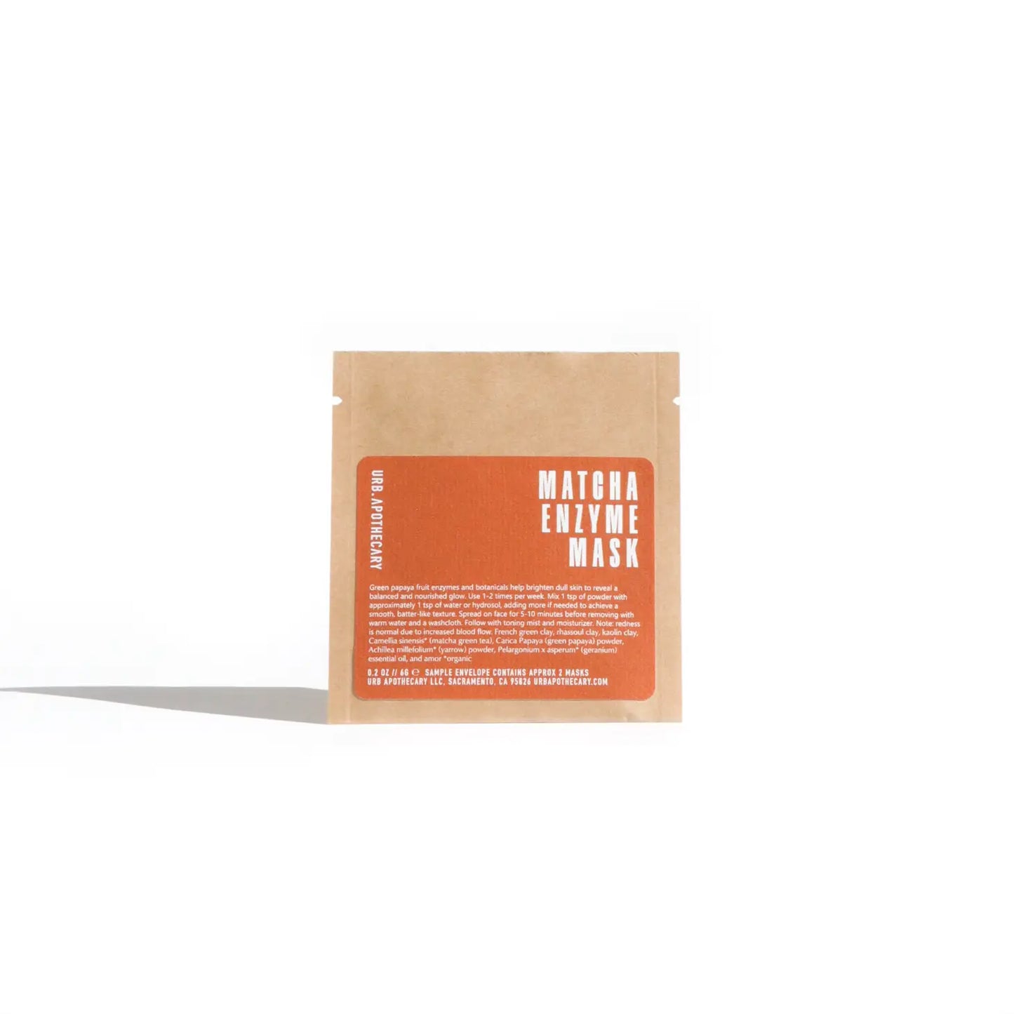 urb apothecary / face mask - matcha