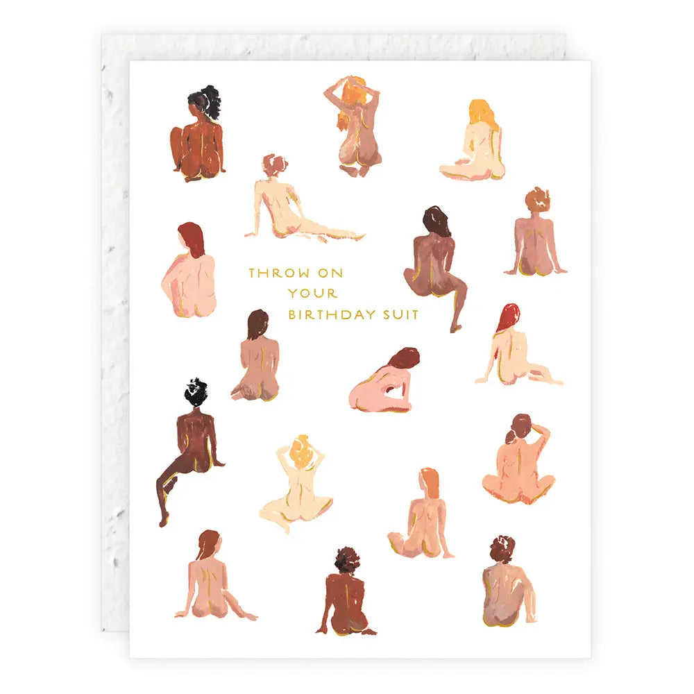 birthday suit card