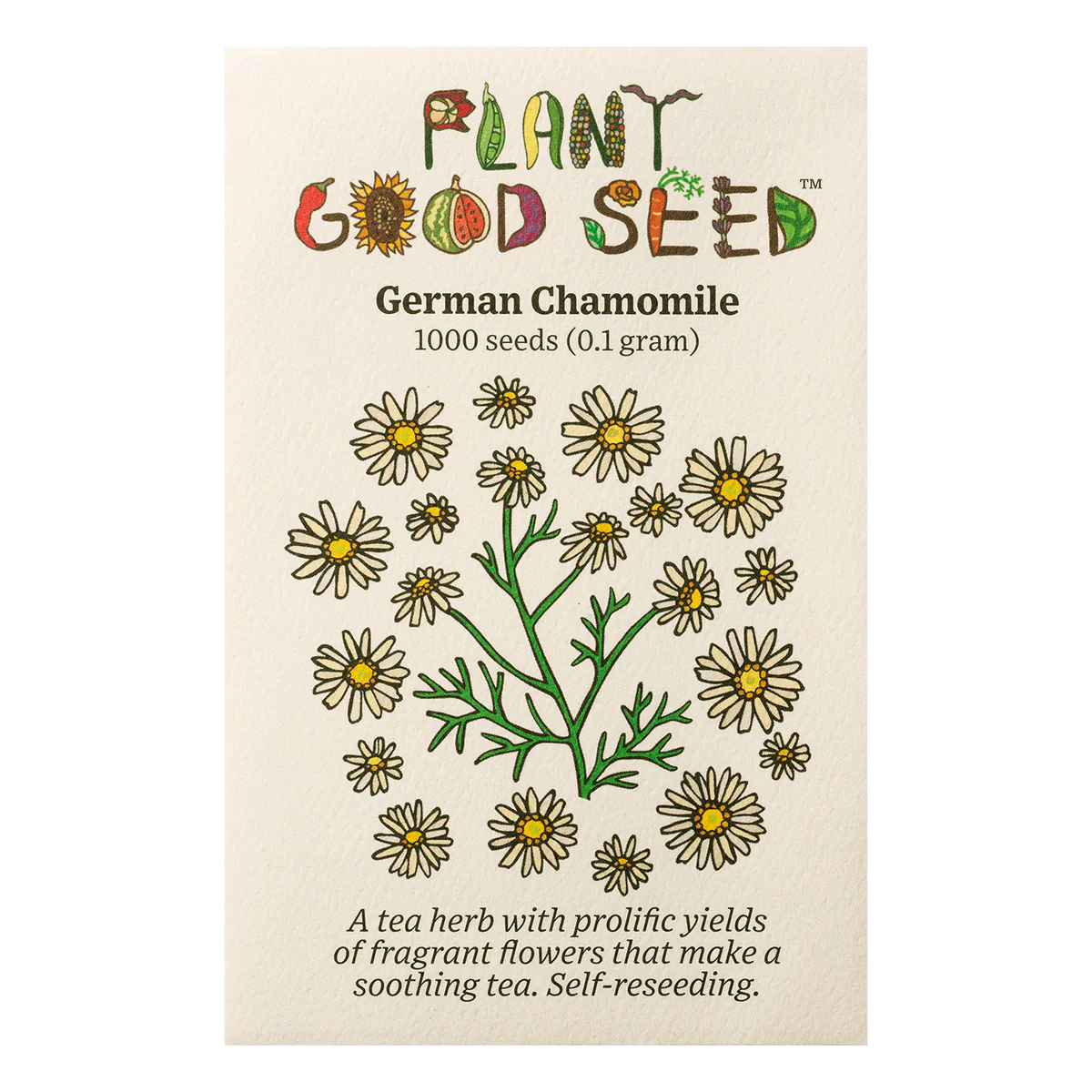 plant good seed / german chamomile