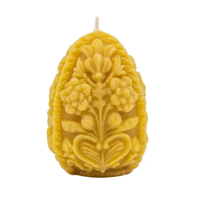 beeswax decorative candle - egg