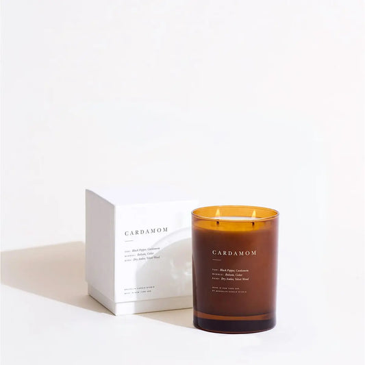 brooklyn candle studio / seasonal double wick candle - cardamom