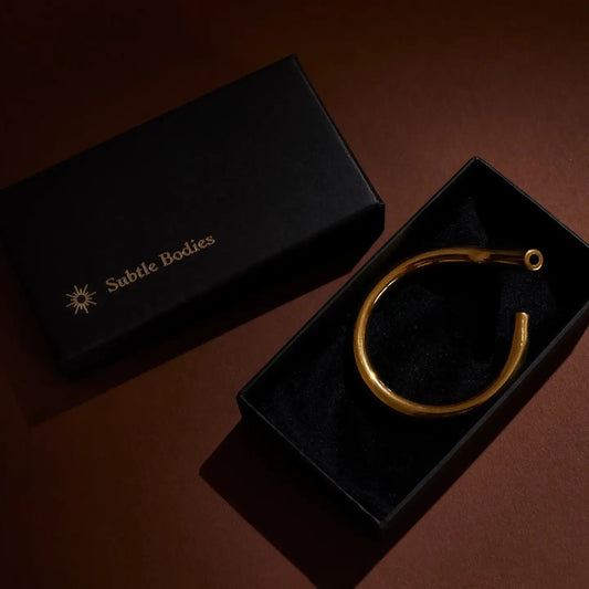 subtle bodies / brass incense holder (iii)