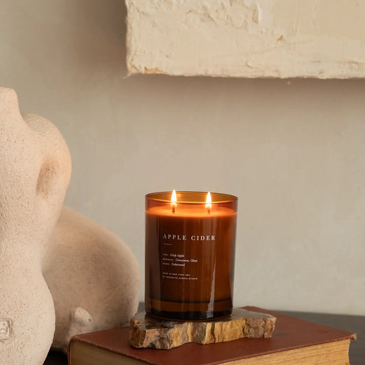 brooklyn candle studio / seasonal double wick candle - apple cider