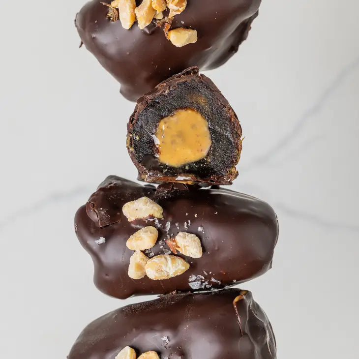 date better / chocolate covered dates - peanut butter crunch