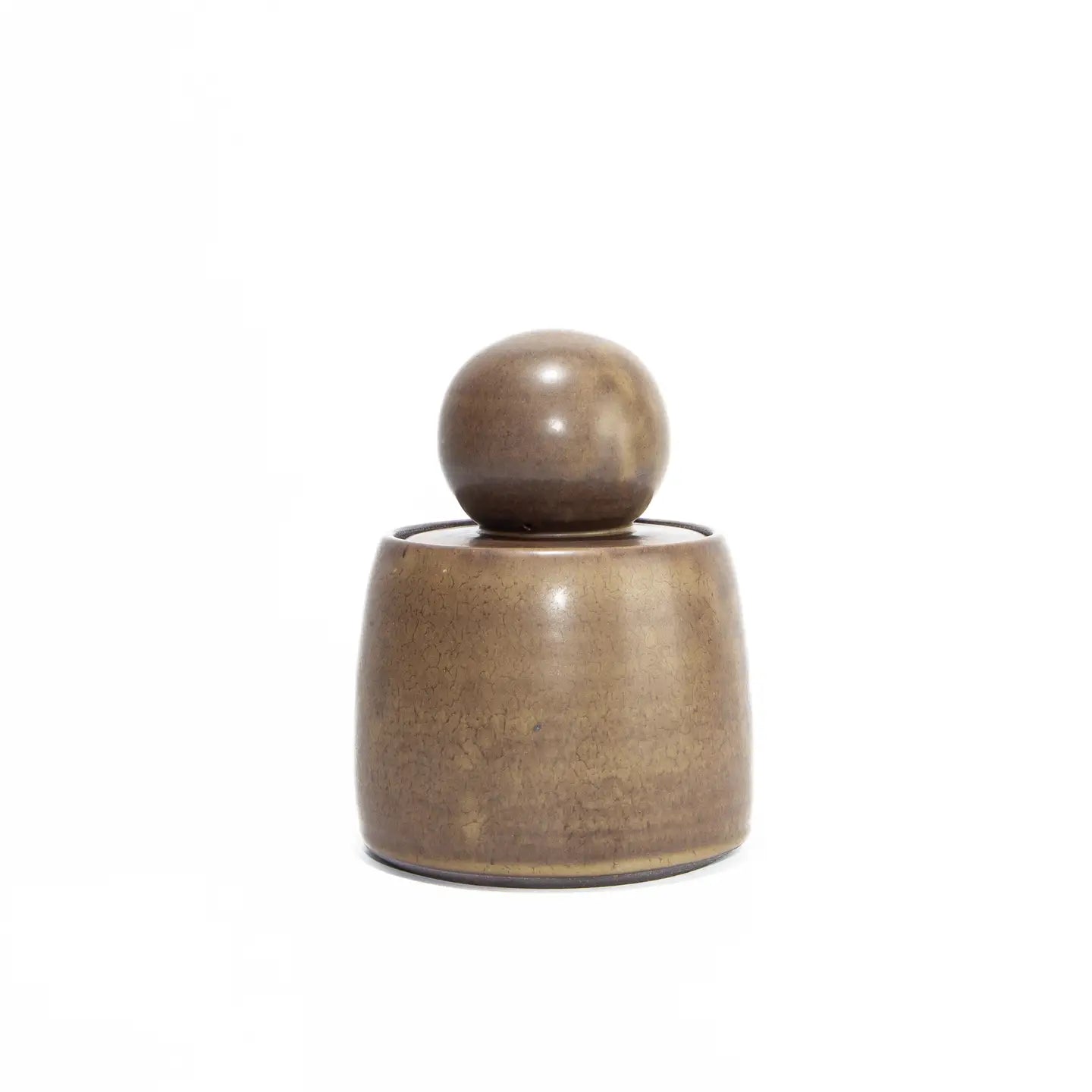 mh studio / stash jar - olive brown