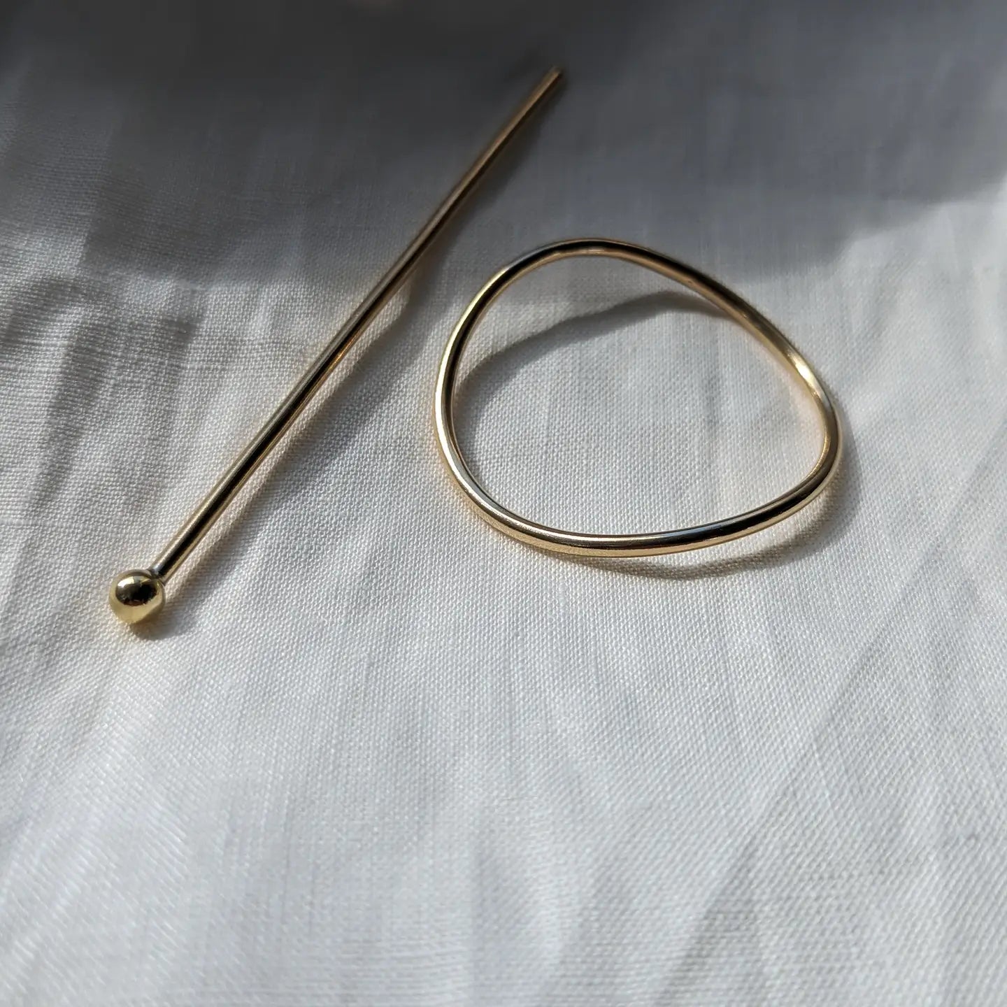 circle hair pin slide