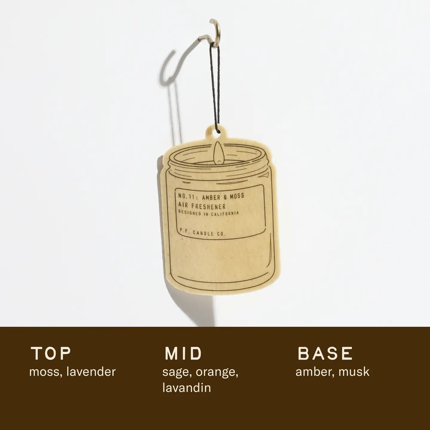 p.f. candle co. / air freshener - amber & moss